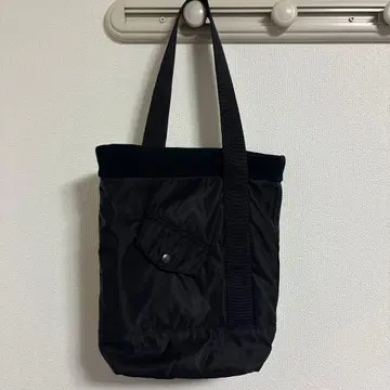 BRIEFING 블랙 버킷 토트 TILT BAGUETTE TOTE