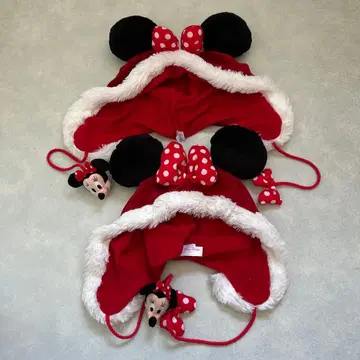 디즈니 미니 크리스마스 팬캡 2세트