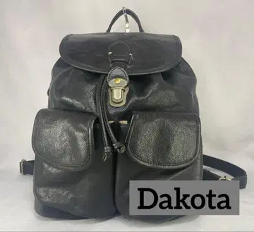 컨디션 최상 인기 Dakota 블랙 가죽 백팩