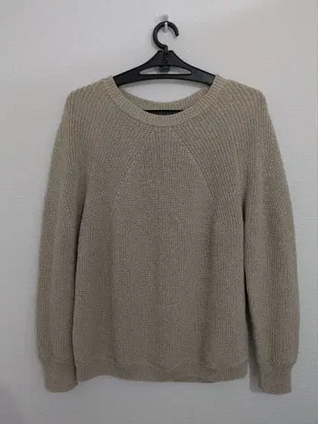 BATONER 베이지 니트 스웨터