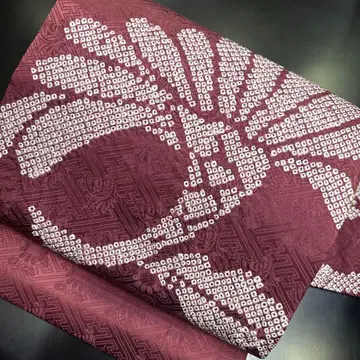 11-90 나고야 오비 9촌 새상품급 순수 실크 기모노 나고야 재단