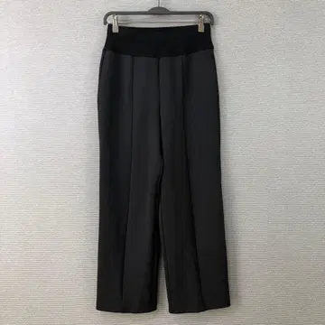 BEARDSLEY 허리 리브 종이상자 팬츠 F 블랙