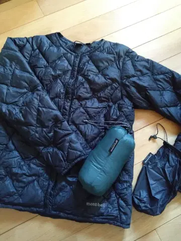 mont-bell 블랙, 그린 다운 자켓 L 2세트