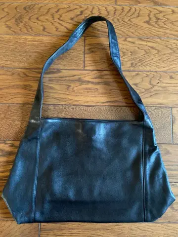 KATHARINE HAMNETT 천연 가죽 원 숄더백 블랙