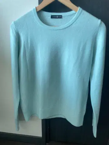 새상품급 타카시마야 L 사이즈 민트 그린 캐시미어 스웨터