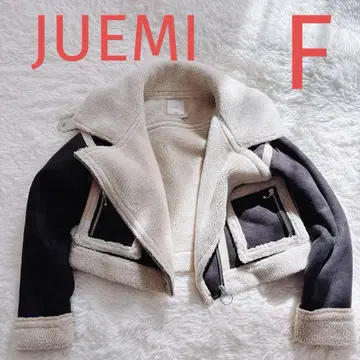 juemi 숏 무스탕 자켓 보아 자켓 아우터