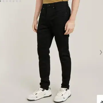 지스타 로우 D-스태그 슬림 진 27/30 블랙