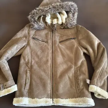 새상품급 ROUSHATTE 쉘 의류 자켓 페이크 무스탕