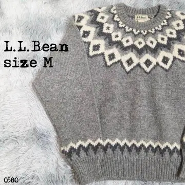 L.L.Bean 엘엘빈 노르딕 무늬 울 스웨터 0580