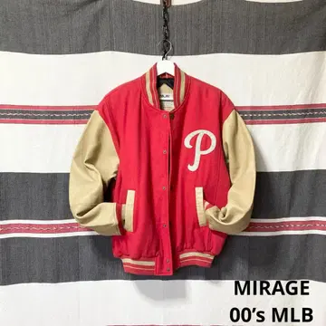 90s00s MIRAGE MLB 필리스 바시티 자켓 COOPERSTOWN
