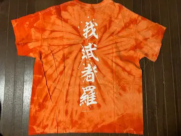 LOUDNESS 아가무샤라 오렌지 타이 다이 티셔츠 XL