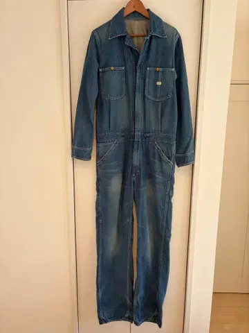 리 데님 오버롤 선포라이즈드 가공