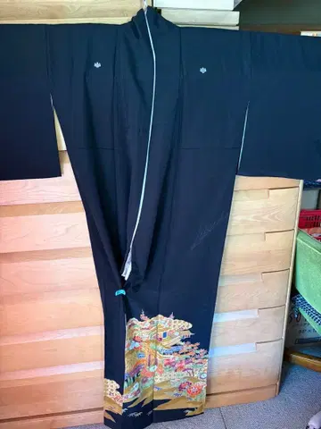 검은색 2개 가몬 부착 검은색 토메소데 리메이크에도! 착용에도!