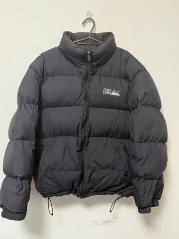 FIRST DOWN 다운 자켓 블랙 브라운 리버서블