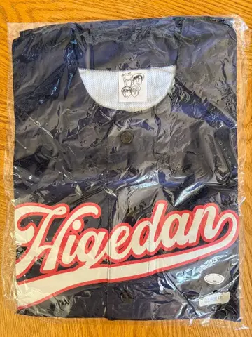 히게단 Higedan 굿즈 버튼 포함 셔츠 L 네이비