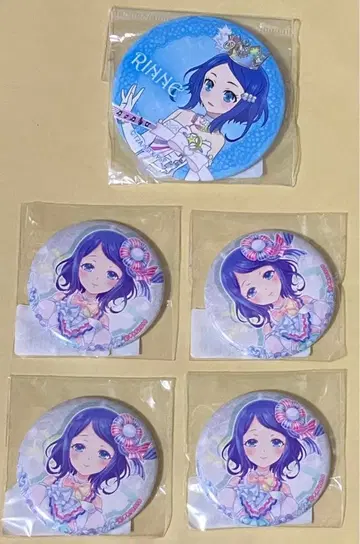 프리티 리듬 레인보우 라이브 프리티 올 프렌즈 린네 배지