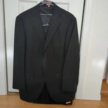 블랙 스트라이프 비즈니스 정장 셋업 오브제 AB5