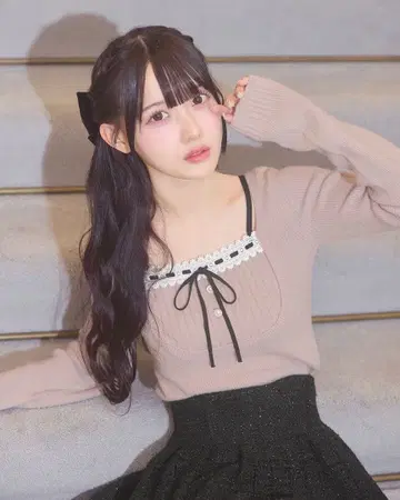 미셰마카 리본 리브 니트탑