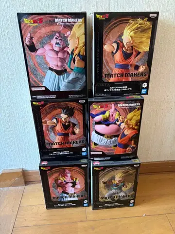 드래곤볼 Z MATCH MAKERS 6체 세트