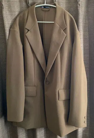 ZARA 브라운 테일러드 자켓 L