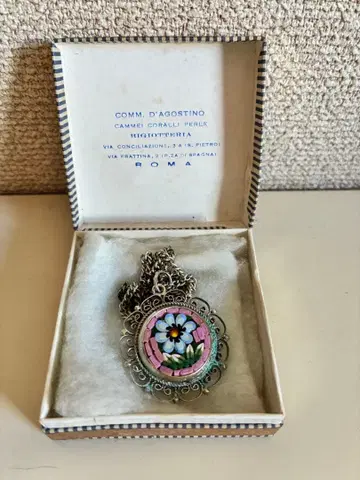 [새상품] 이탈리아 마이크로 모자이크 목걸이