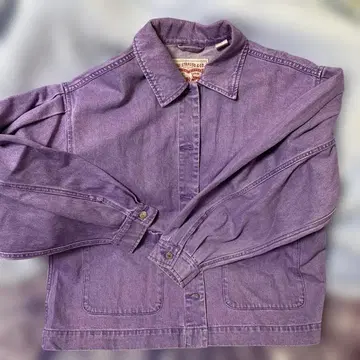 Levi's 퍼플 데님 자켓