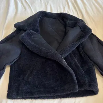 GYDA 제이다 페이크 무스탕 라이더 자켓 블랙