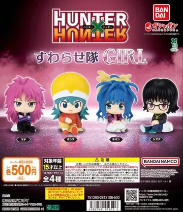 HUNTER x HUNTER 스와라세타이 GIRL 4개 세트