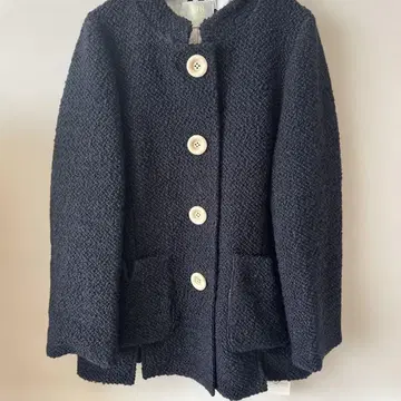 MJR GOLD 노카라 자켓 네이비