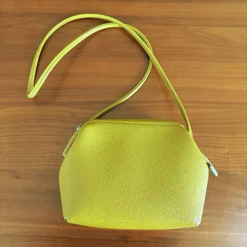 천연 가죽 컴팩트 숄더백