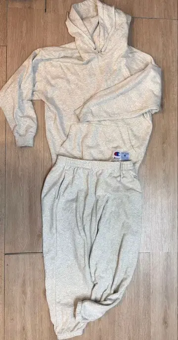 ( M 사이즈 ) Champion 그레이 셋업