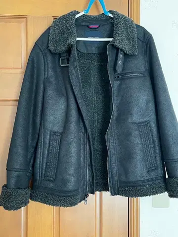 TOMMY HILFIGER 무스탕 플라이트 자켓