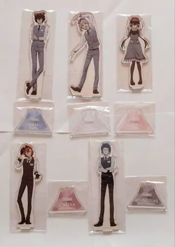 문호 스트레이독스 후지큐 하이랜드 콜라보 아크릴 스탠드 5종 세트