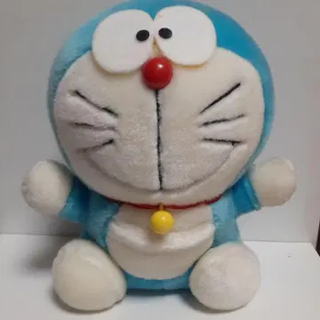 빈티지 쇼와 레트로 당시물 만마루쨩 도라에몽 봉제 인형 방울 포함 레트로
