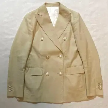 쉽스 더블 자켓 블레이저 베이지