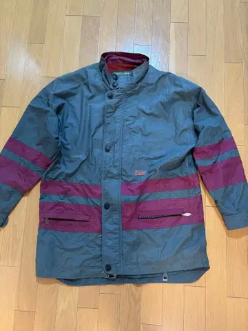 Swag 나일론 자켓 그레이/버건디