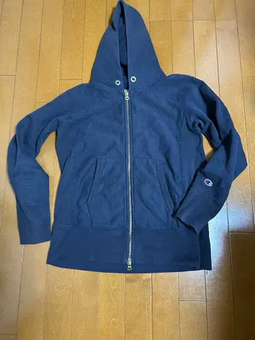 챔피온 네이비 풀 지퍼 후드티 챔피온 리버스 위브