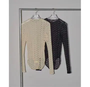 TODAYFUL 투데이풀 Jacquard Bodysuit 크림