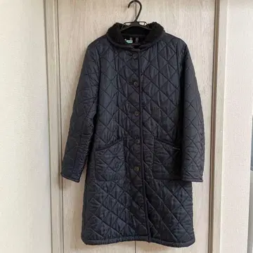 라벤햄 퀼팅 코트 보아 안감 소재 38 네이비