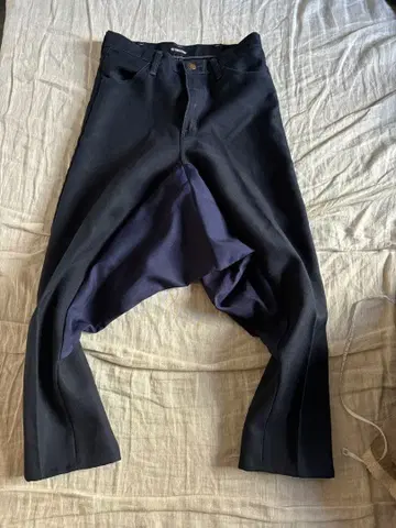 초레어 NOTCOVENTIONAL x wrangler 사루엘 팬츠 네이비