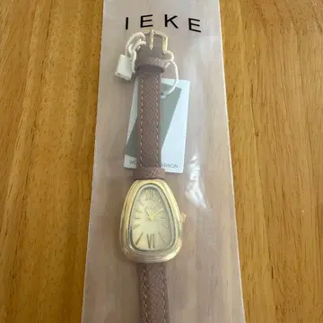 새상품 미개봉 IEKE 캐주얼 시계 골드/브라운