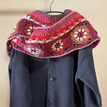 핸드메이드 그래니 스퀘어 머플러