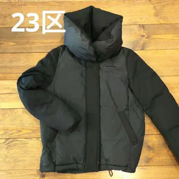 [새상품급] 23구 다운 자켓 숄카라 여배우 옷깃 이소재 절개 도킹