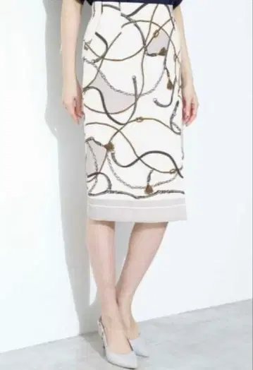 BOSCH 보쉬 스커트 스카프 패턴 체인 패턴