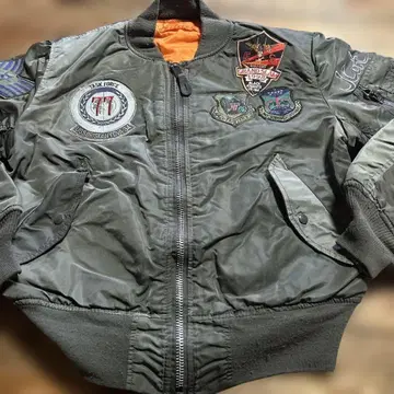 MILITARY ALPHAMA-1 알파 플라이트 자켓 그린 L 사이즈