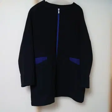 Cachette/카셰트 노카라 울 혼방 코트 루즈한 사이즈