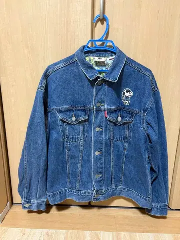 PEANUTS 스누피 데님 자켓 L