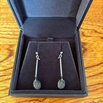 조지 젠슨 블랙 다이아몬드 드롭 귀걸이