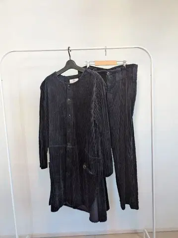 JUN OKAMOTO 네이비 코듀로이 셋업