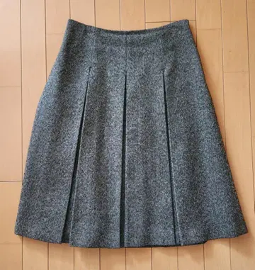 EPOCA 실크 트위드 스커트 그레이 계열 M